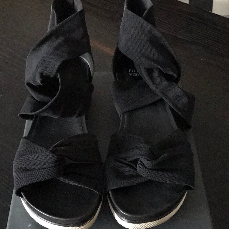 Eileen Fisher Mesh Sandals